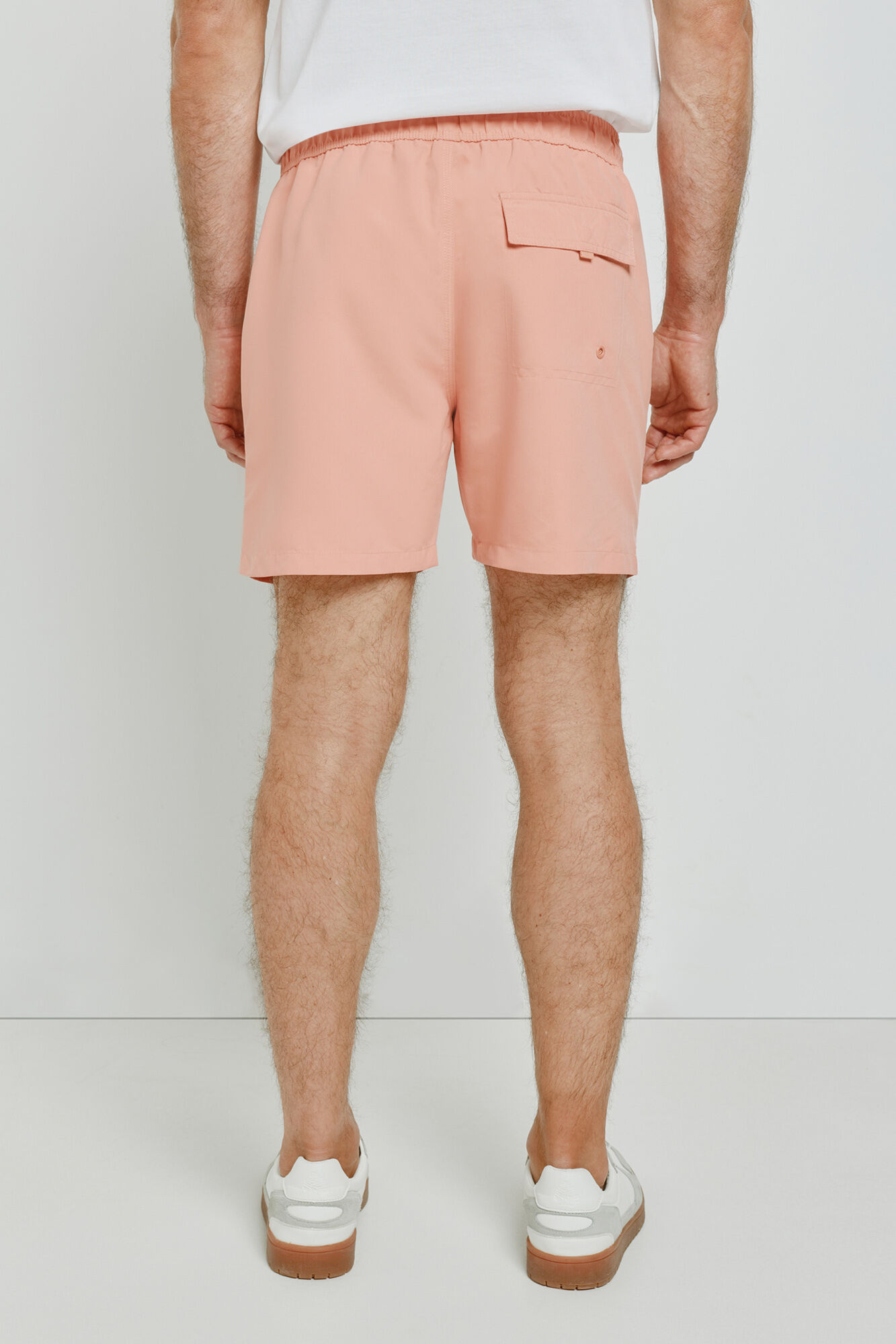Milano Traje de ba&ntilde;o liso Coral