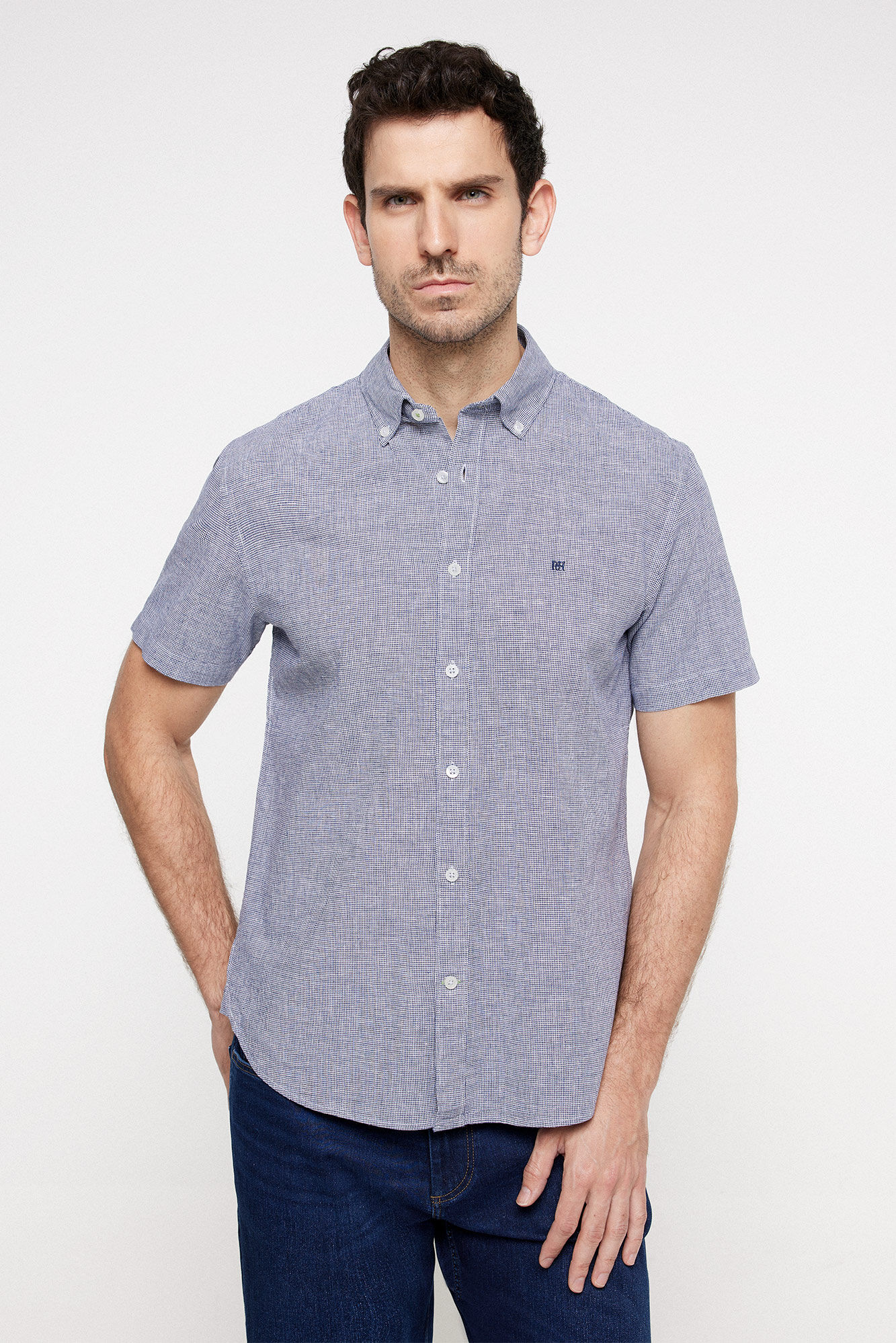 Pedro del Hierro Camisa Slub PdH Rayas