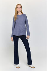 Milano Jeans de tiro alto Azul Oscuro