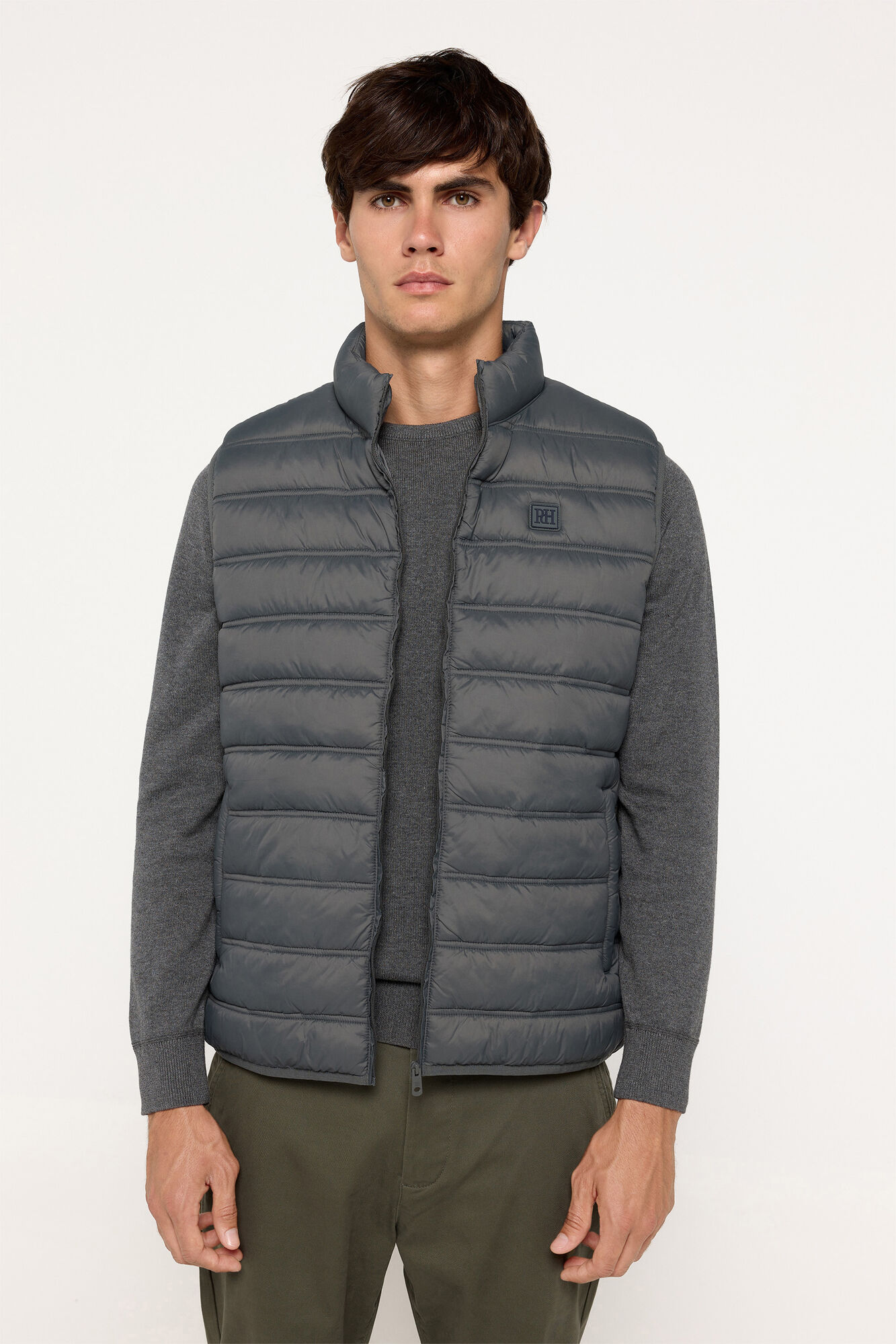 Pedro del Hierro Chaleco PdH Acolchado Gris