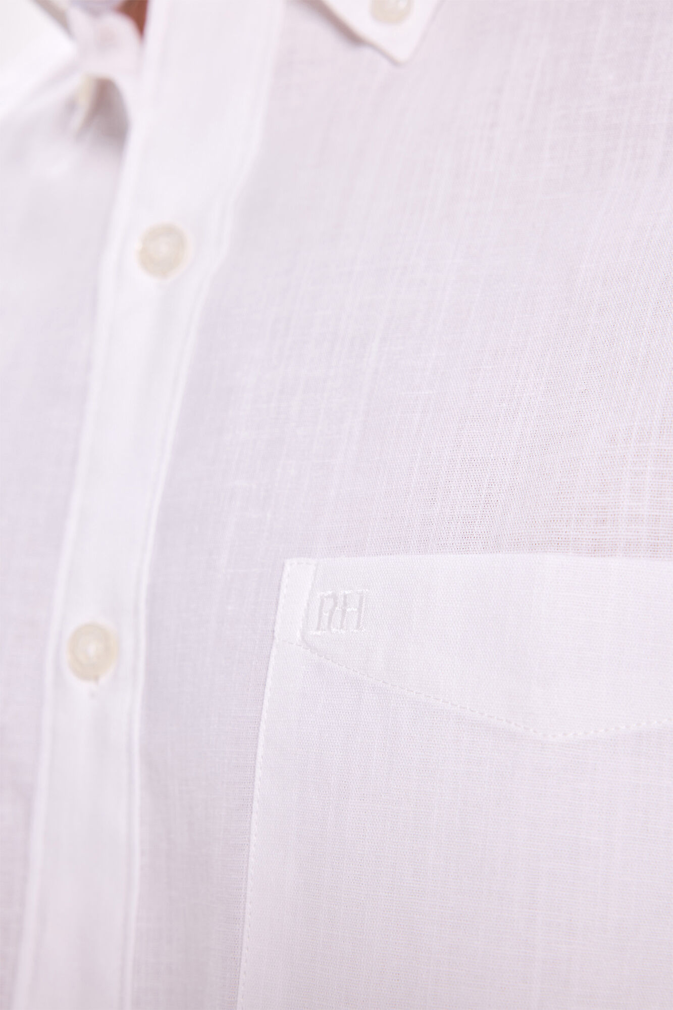 Pedro del Hierro Camisa de lino Pedro Del Hierro Blanco