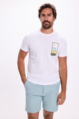 Milano Playera estampada Blanco