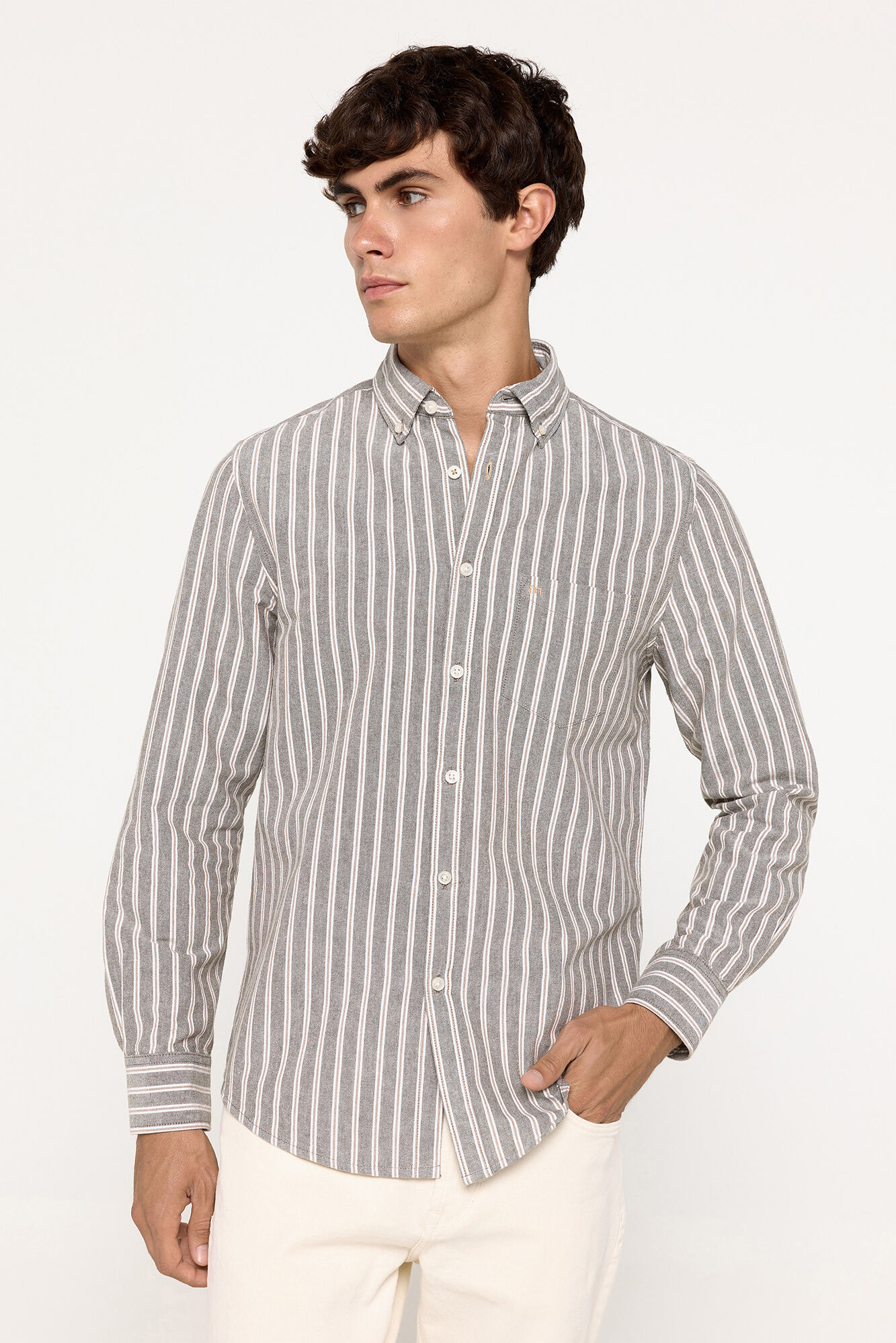 Milano Camisa Oxford Rayas