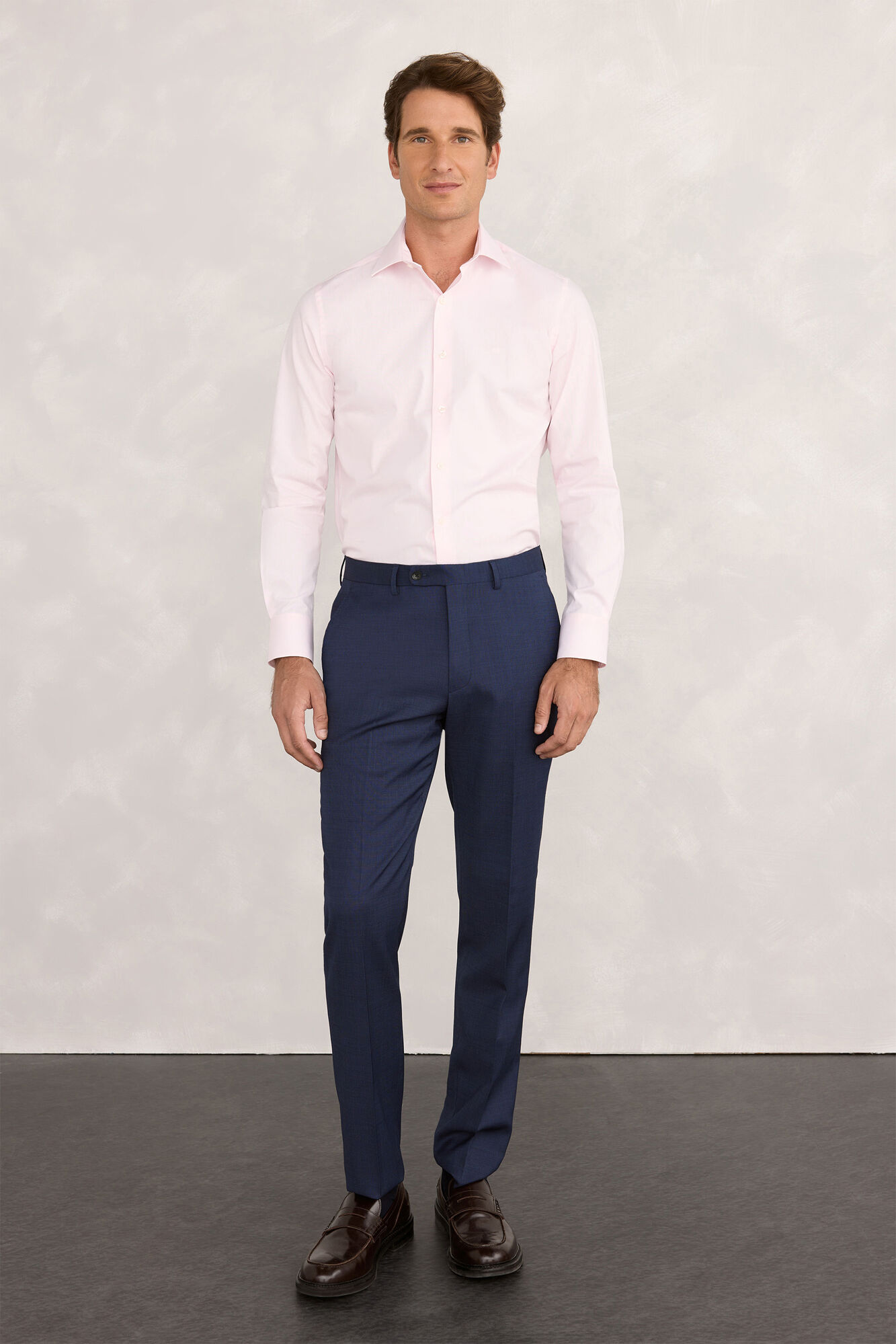 Pedro del Hierro Camisa de vestir Pinpoint  Rosa