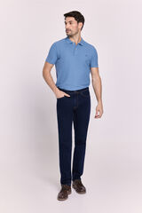 Milano Pantal&oacute;n regular fit de mezclilla Navy