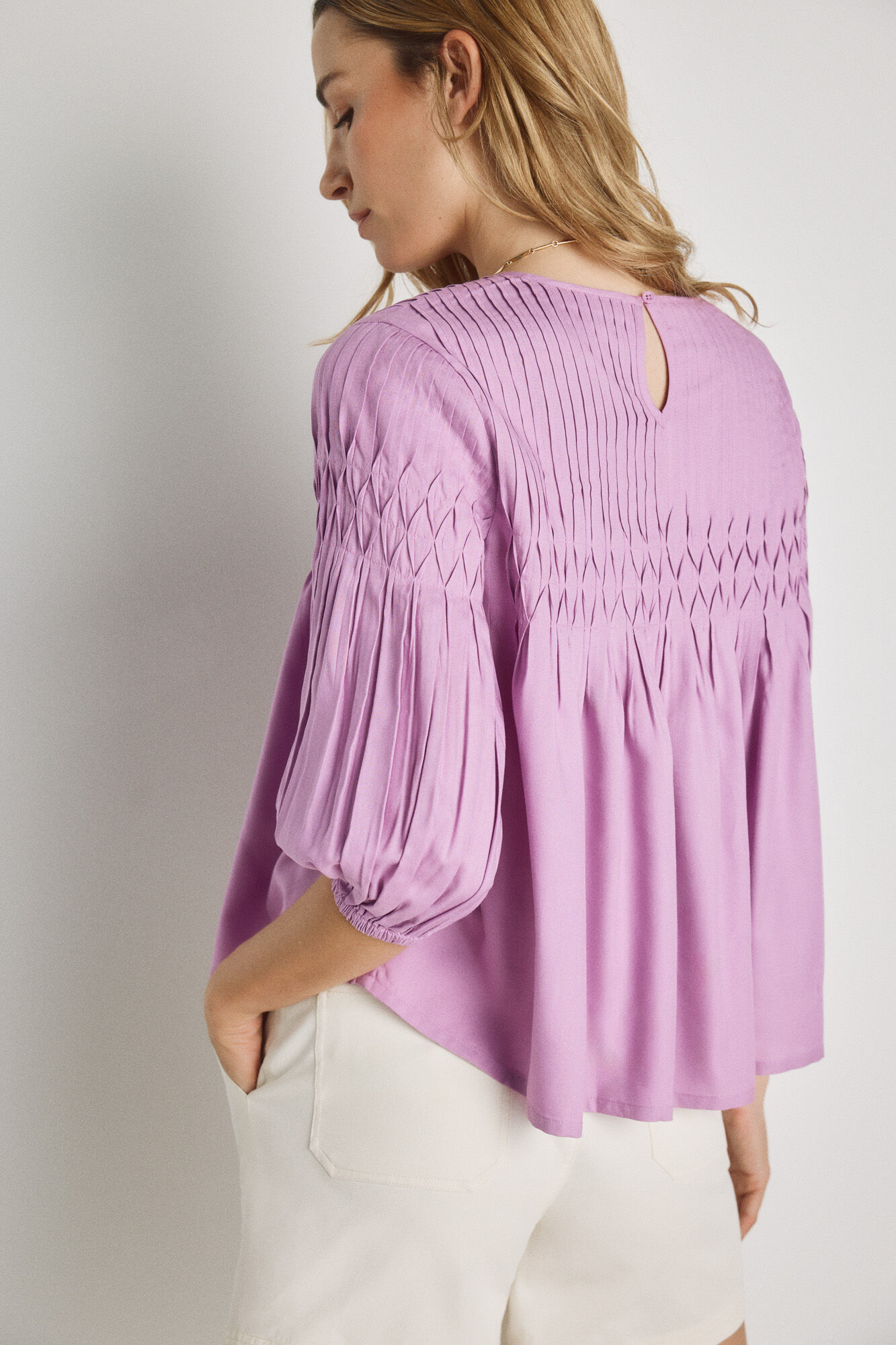 Milano Blusa cuello redondo