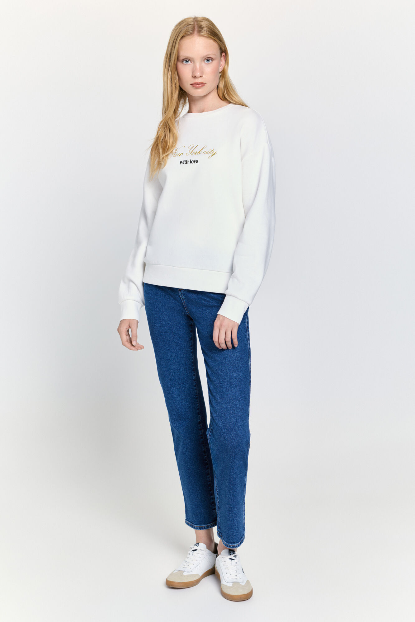 Milano Sudadera estampada Beige/Camel