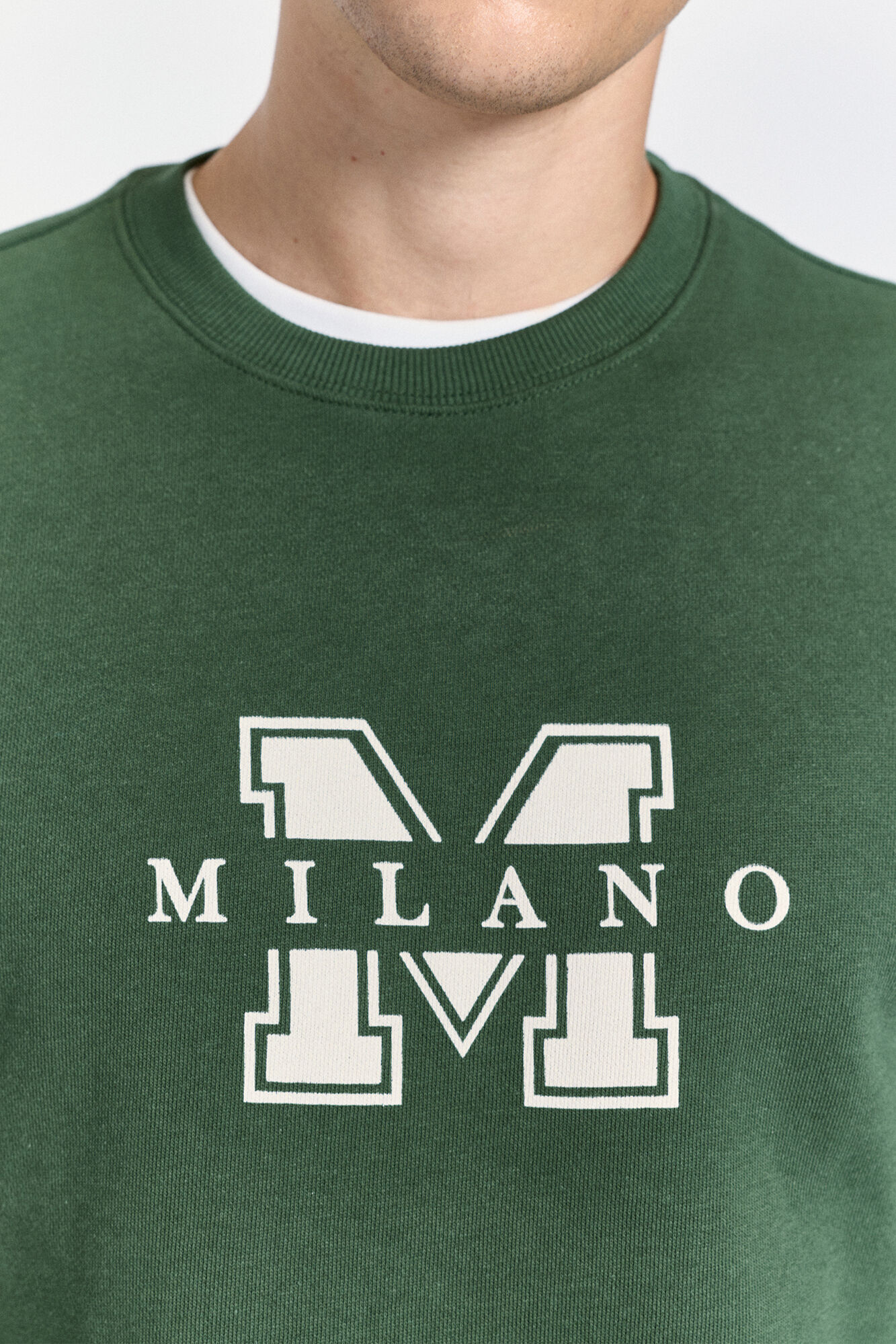 Milano Sudadera estampado de corte regular