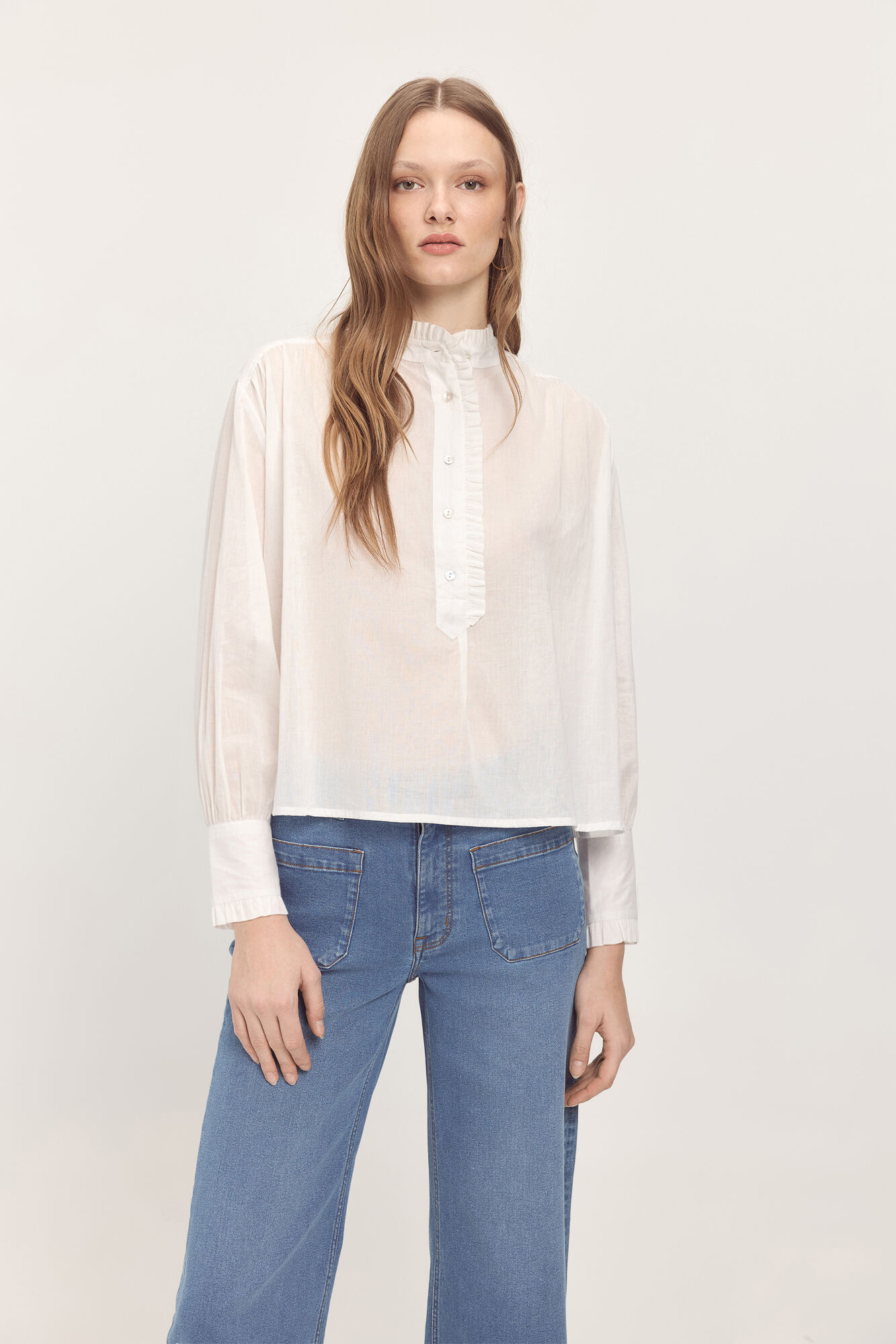 Milano Blusa voile volante