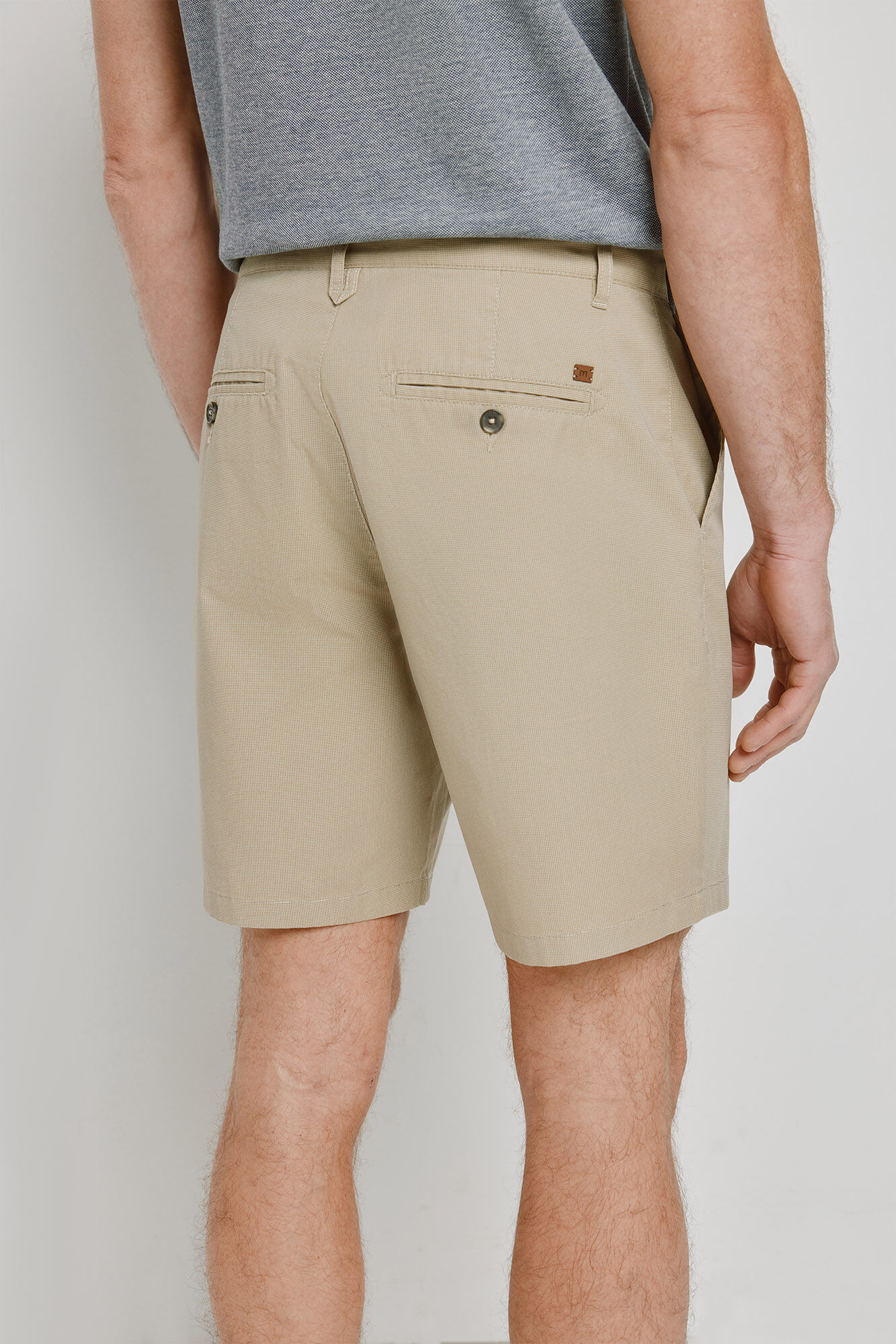 Milano Bermudas estampadas Beige