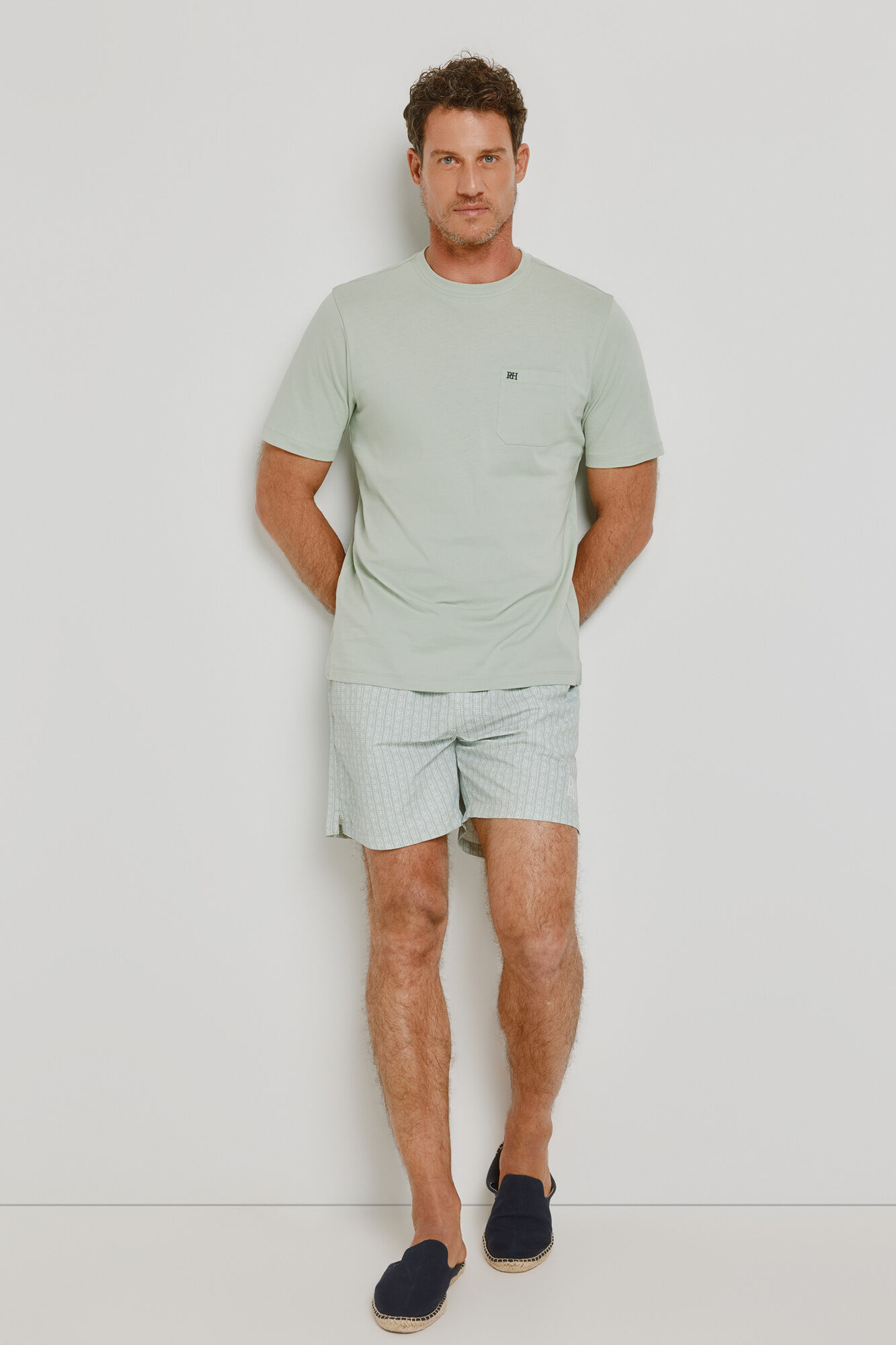Pedro del Hierro Traje de ba&ntilde;o con logos