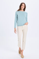 Milano Pantal&oacute;n capri ajustado Beige