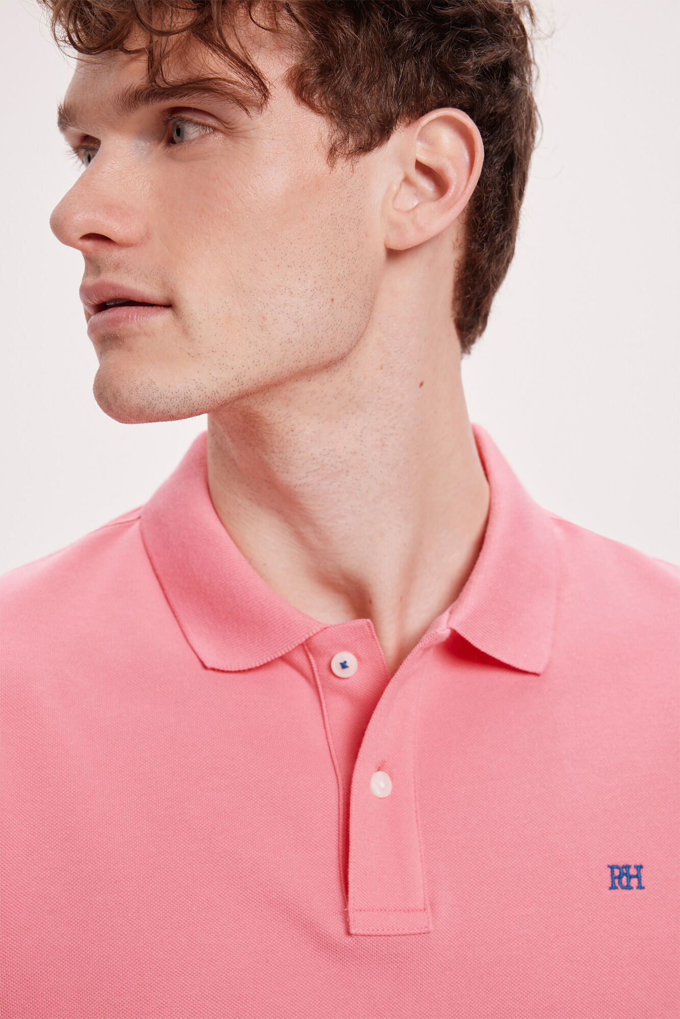 Pedro del Hierro Polo B&aacute;sico PDH Rojo/Coral