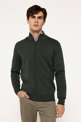 Milano Chaqueta Punto Cremallera Verde