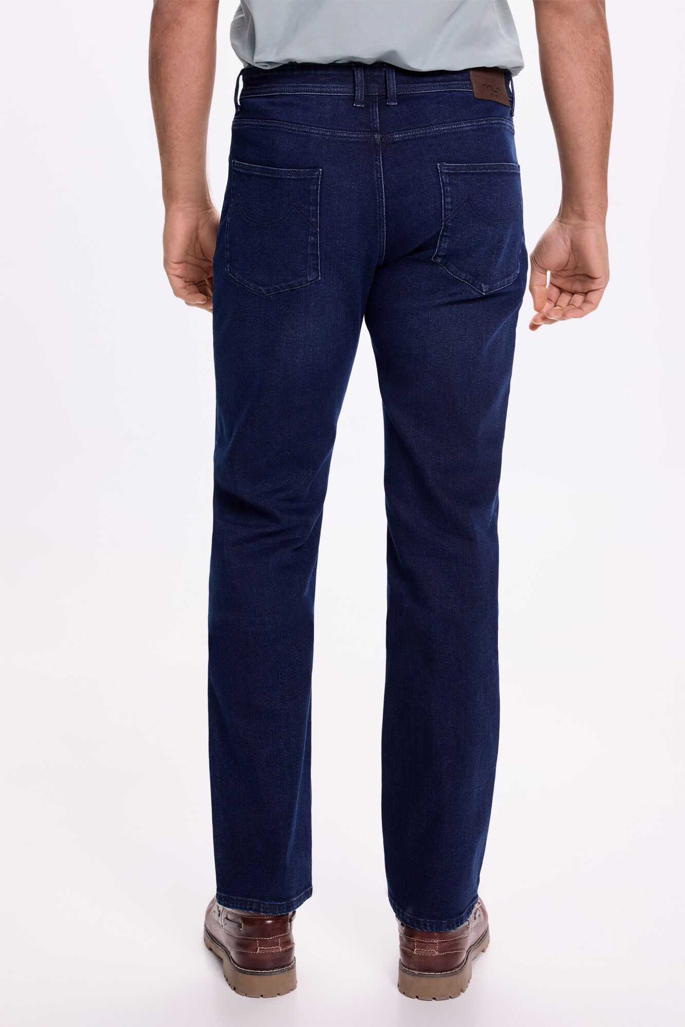Milano Pantal&oacute;n denim c&oacute;modo Navy