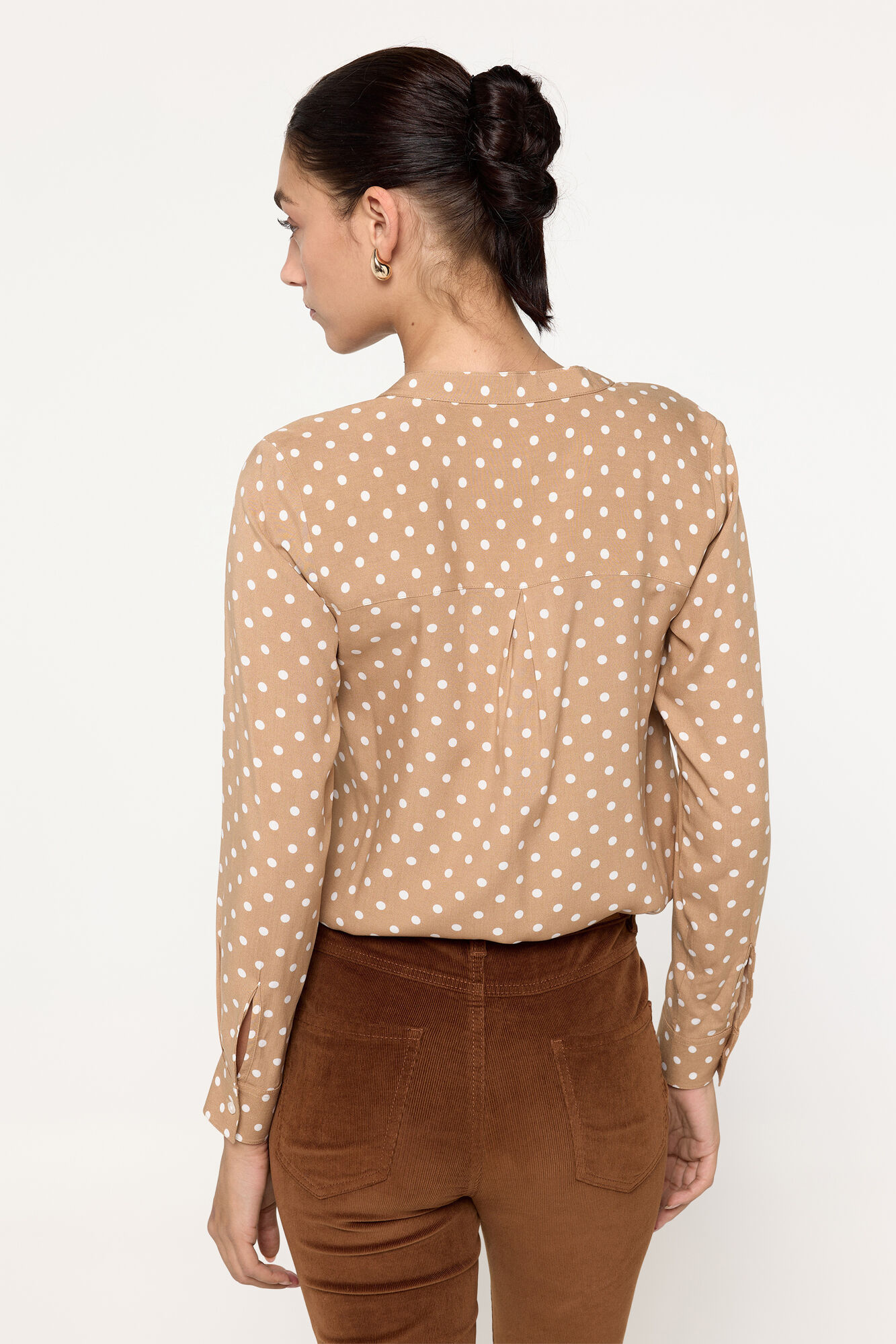 Milano Blusa fluida Tostado