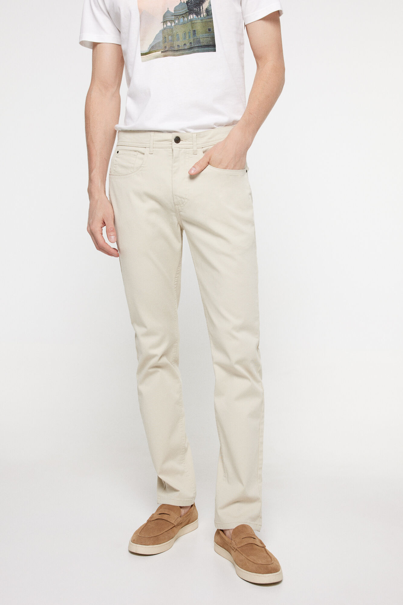 Milano Pantalon bolsillos finos.