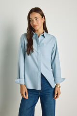 Milano Camisa oxford Azul Claro