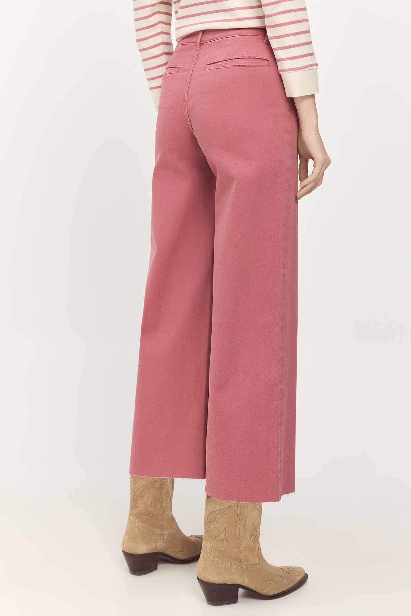 Milano Pantal&oacute;n crop color Rosa