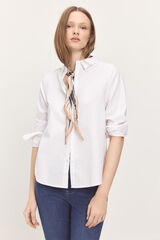 Milano Camisa b&aacute;sica popel&iacute;n Blanco