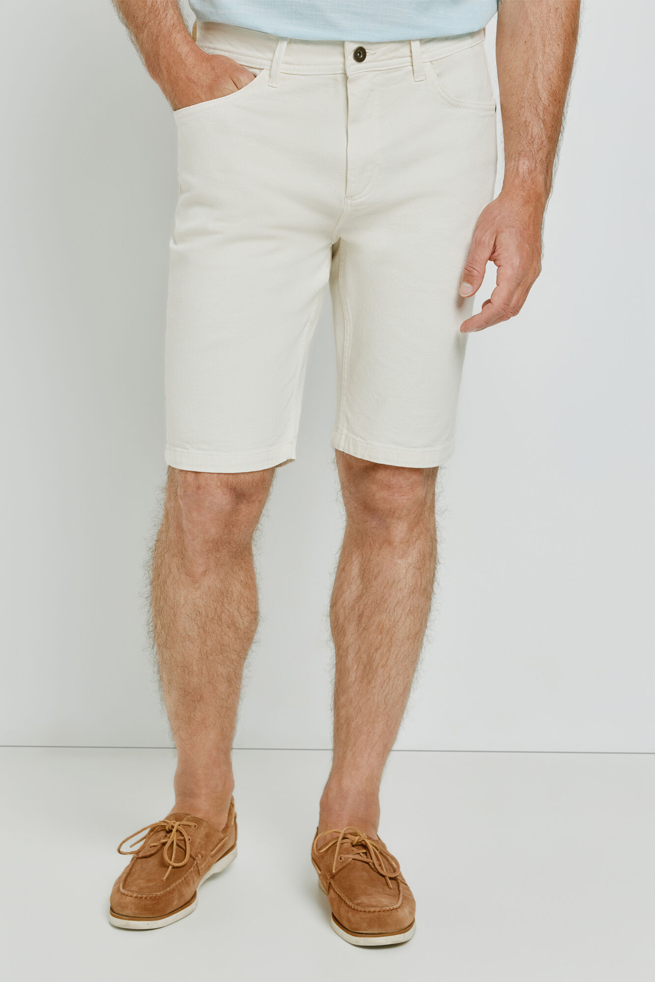 Milano Bermuda de mezclilla regular fit