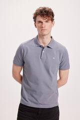 Pedro del Hierro Polo B&aacute;sico PDH Gris