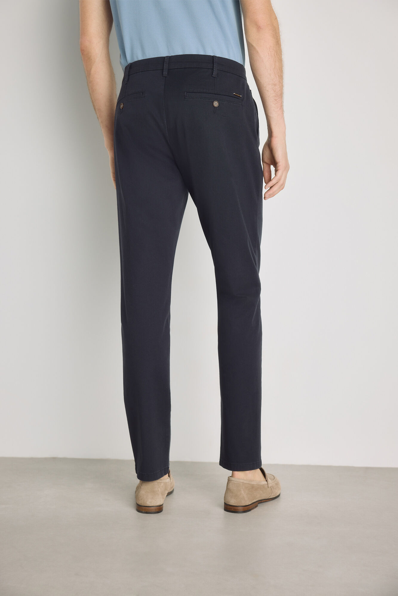 Pedro del Hierro Pantal&oacute;n chino slim fit Navy