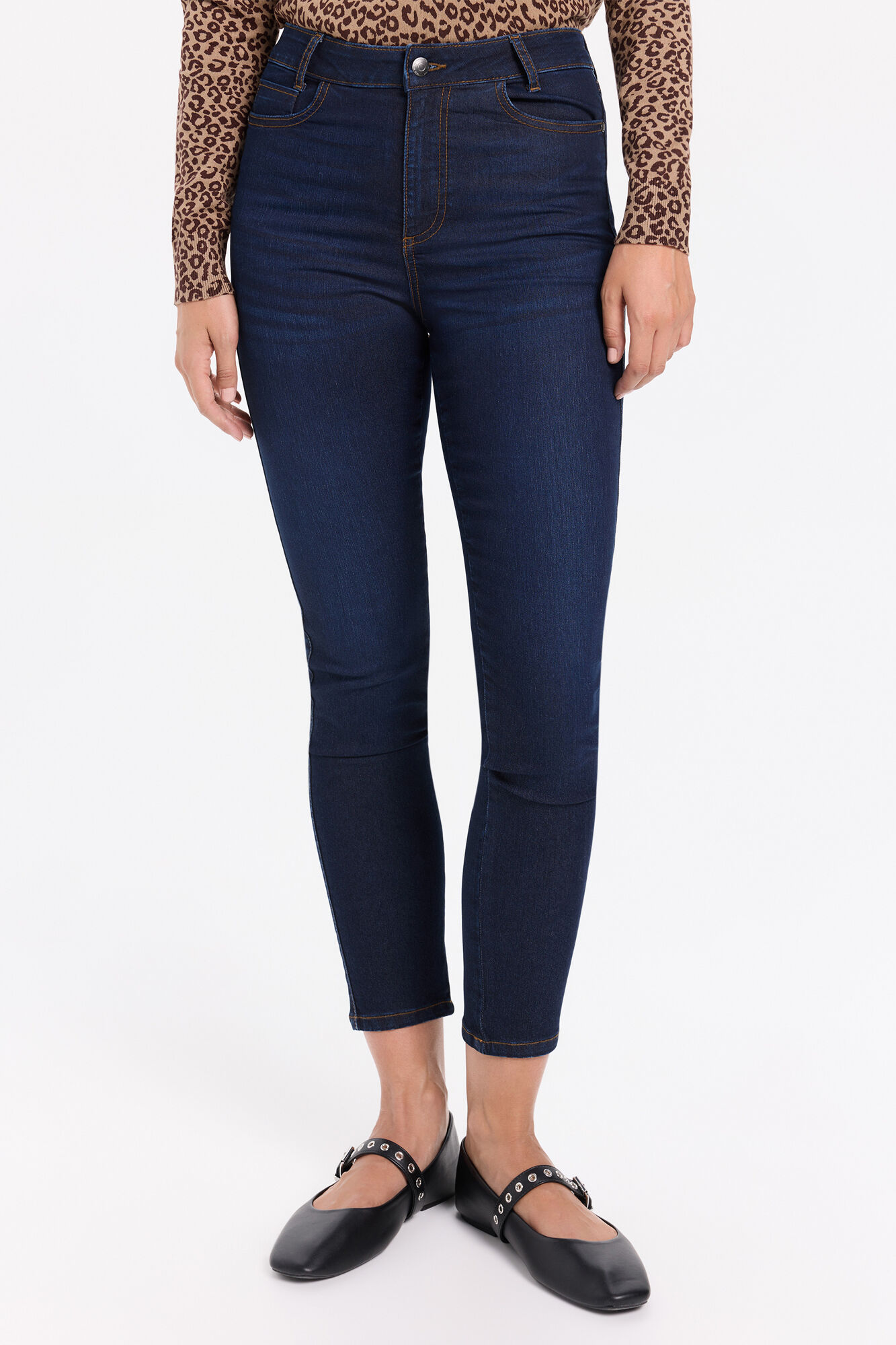 Milano Jeans ajustados de tiro medio