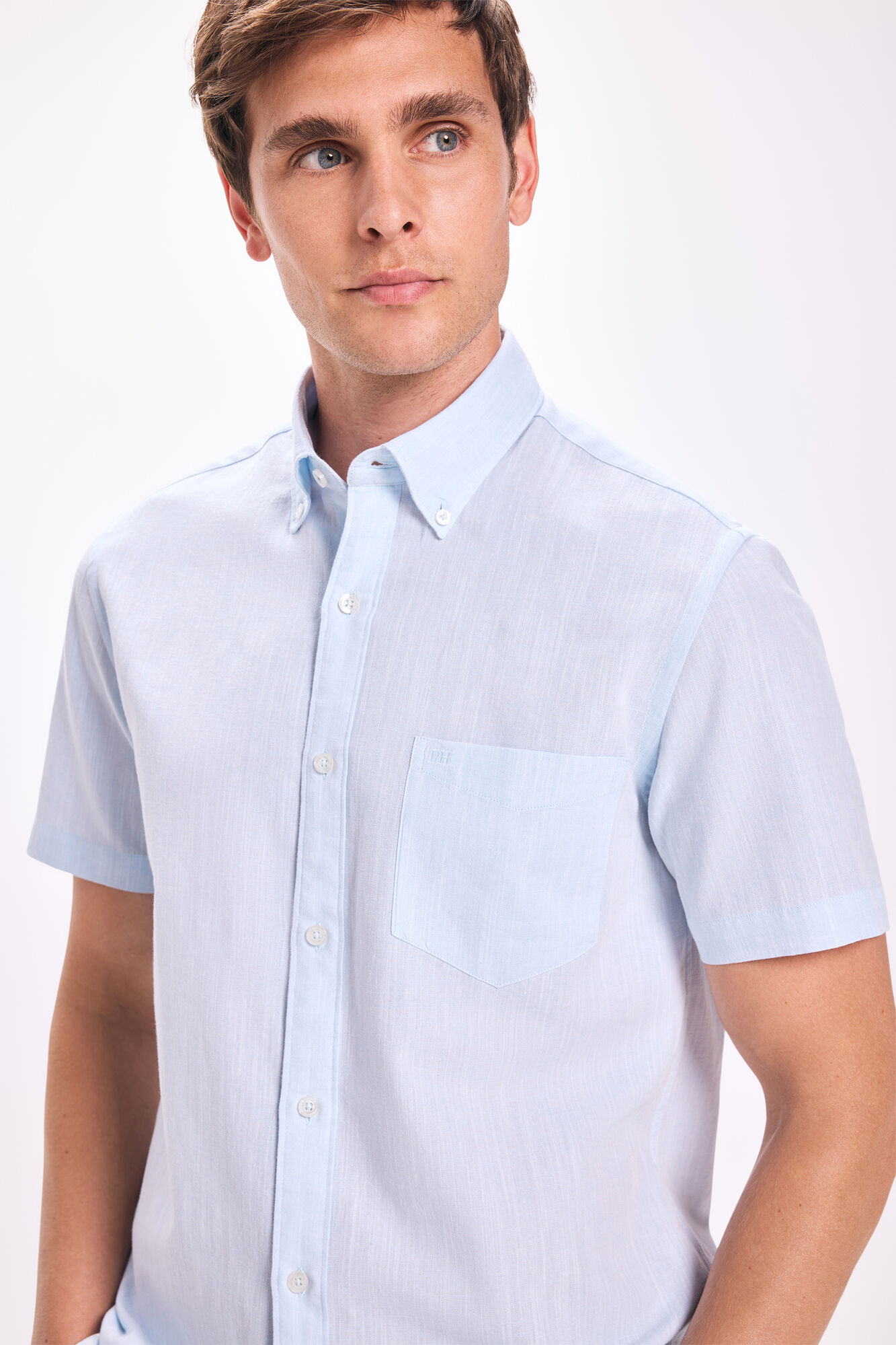 Pedro del Hierro Camisa de lino Pedro Del Hierro