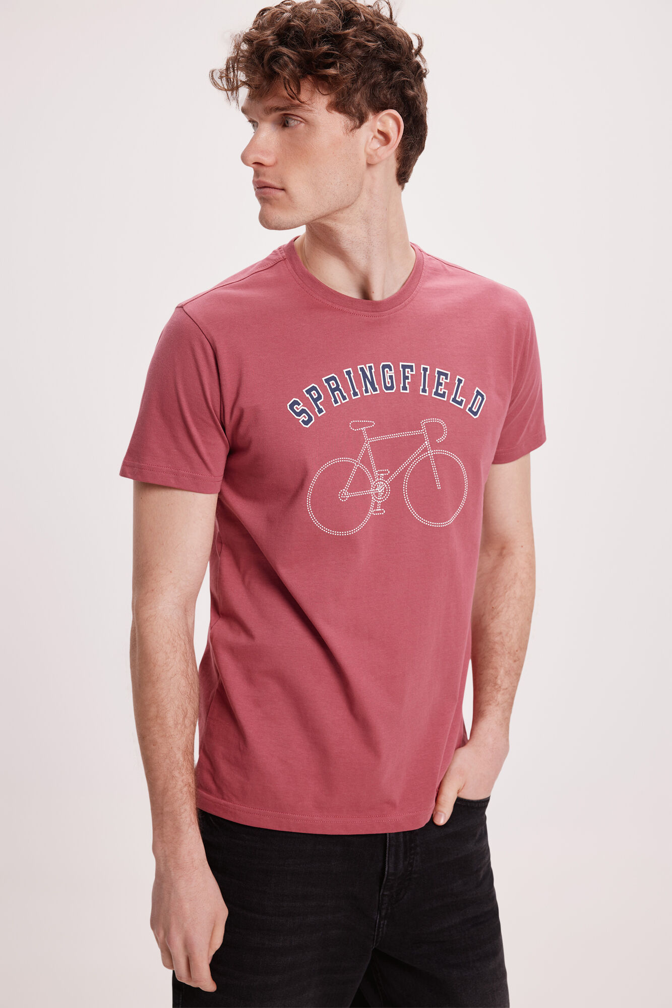 Springfield Camiseta SPF Estampada
