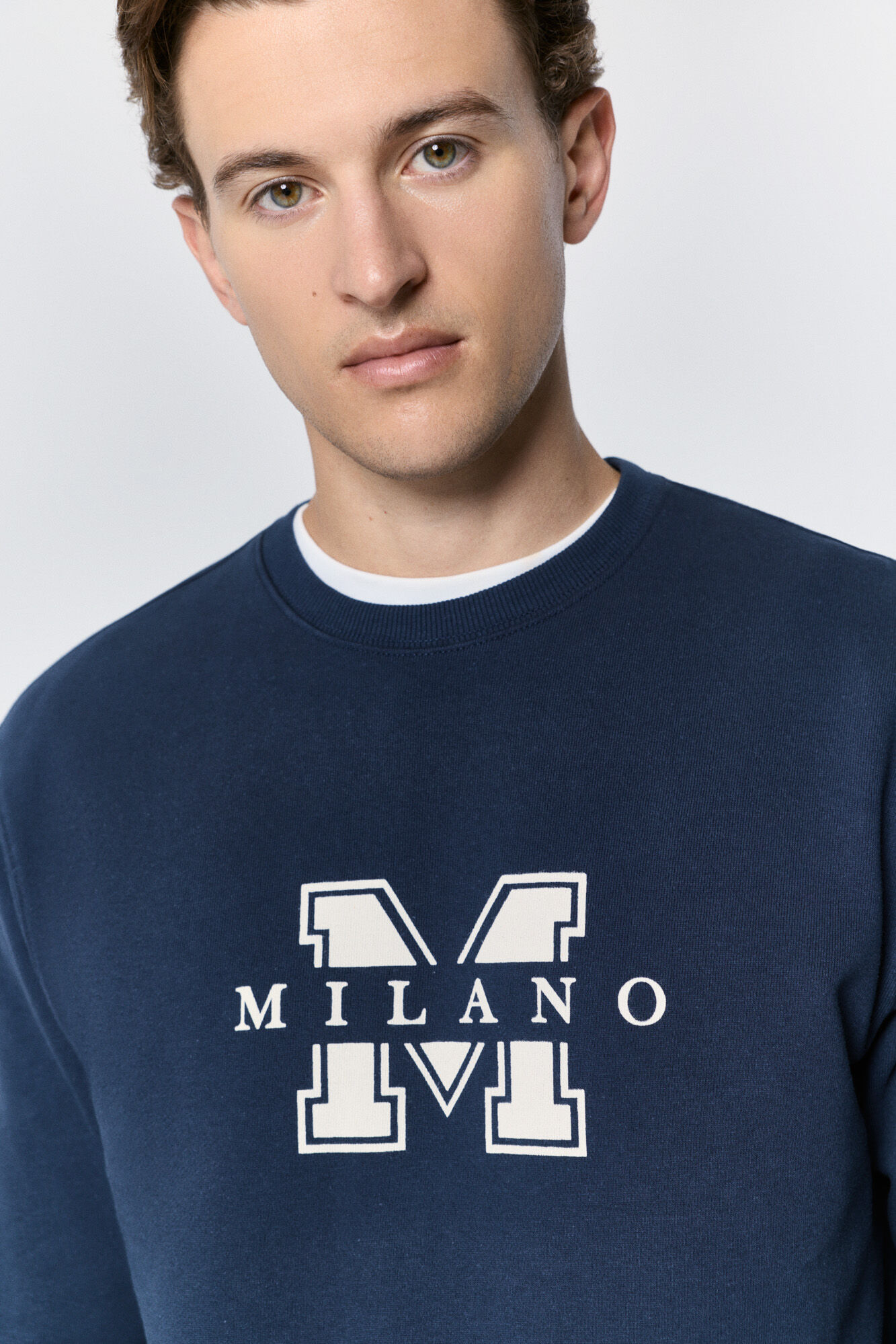 Milano Sudadera estampado de corte regular