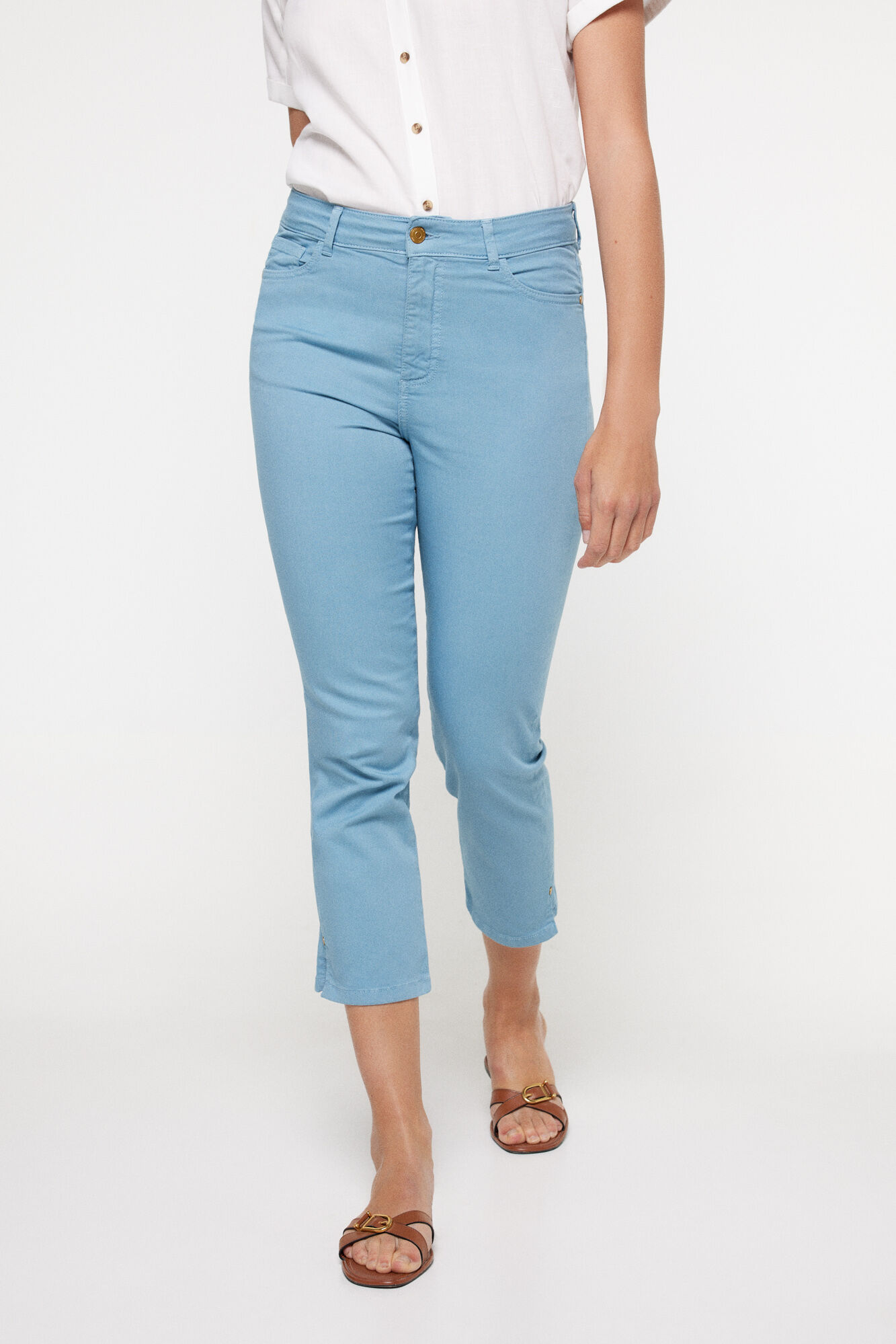Milano Pantalones pirata. Navy