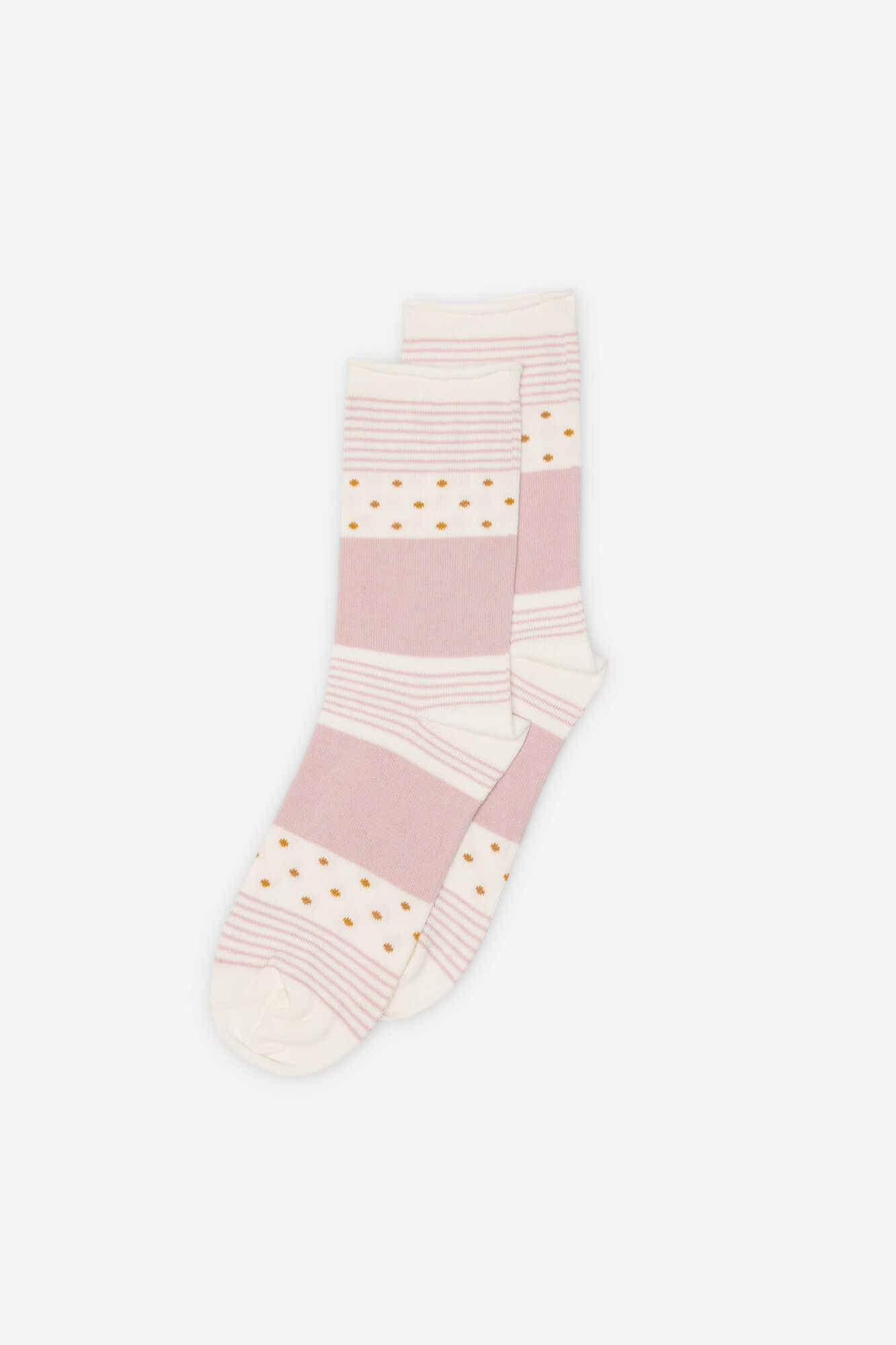Milano Calcetin Estampado Rosa