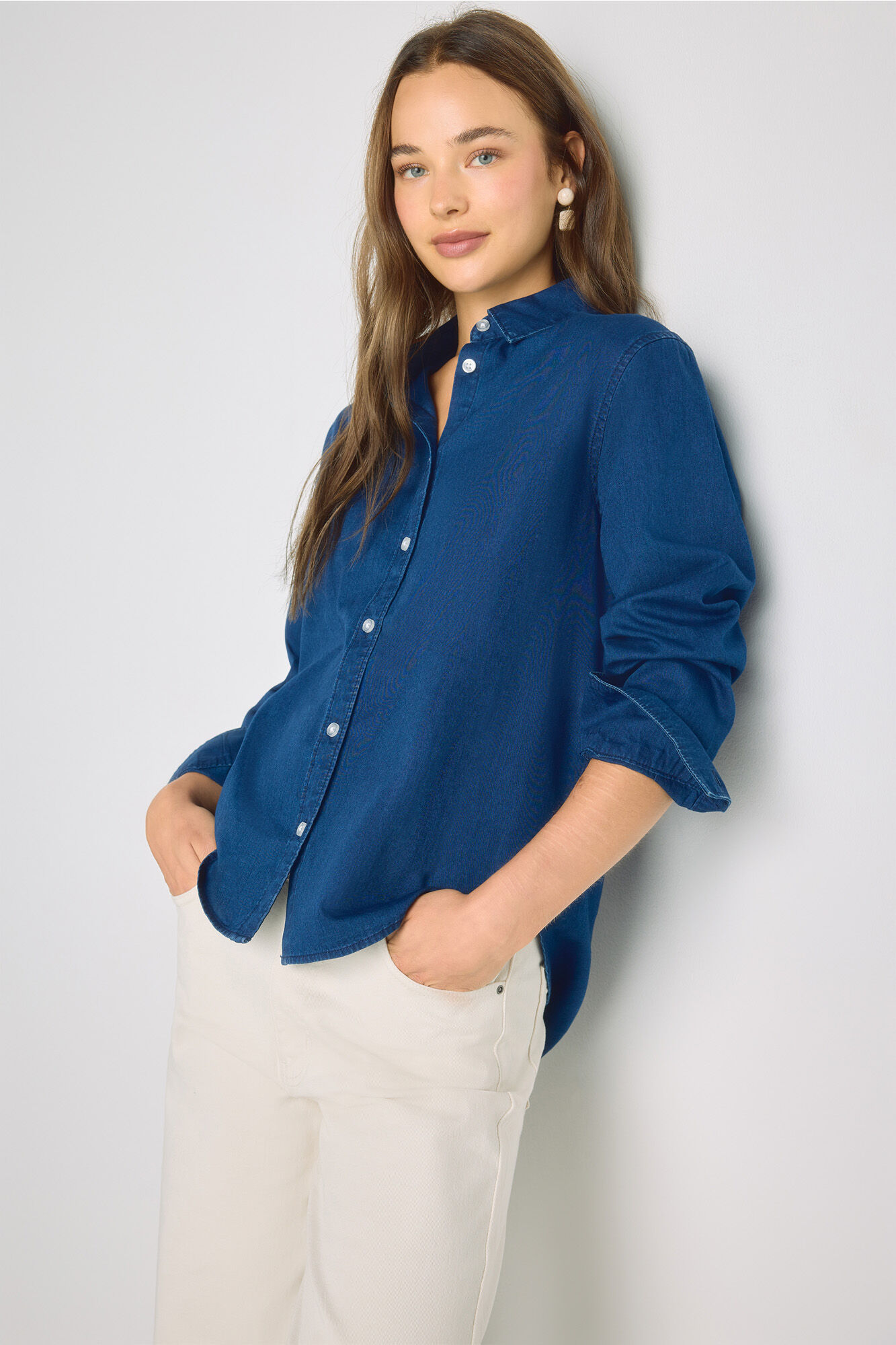 Milano Camisa de denim