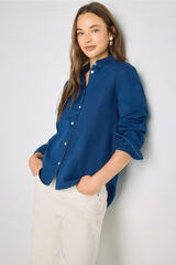 Milano Camisa de denim Azul