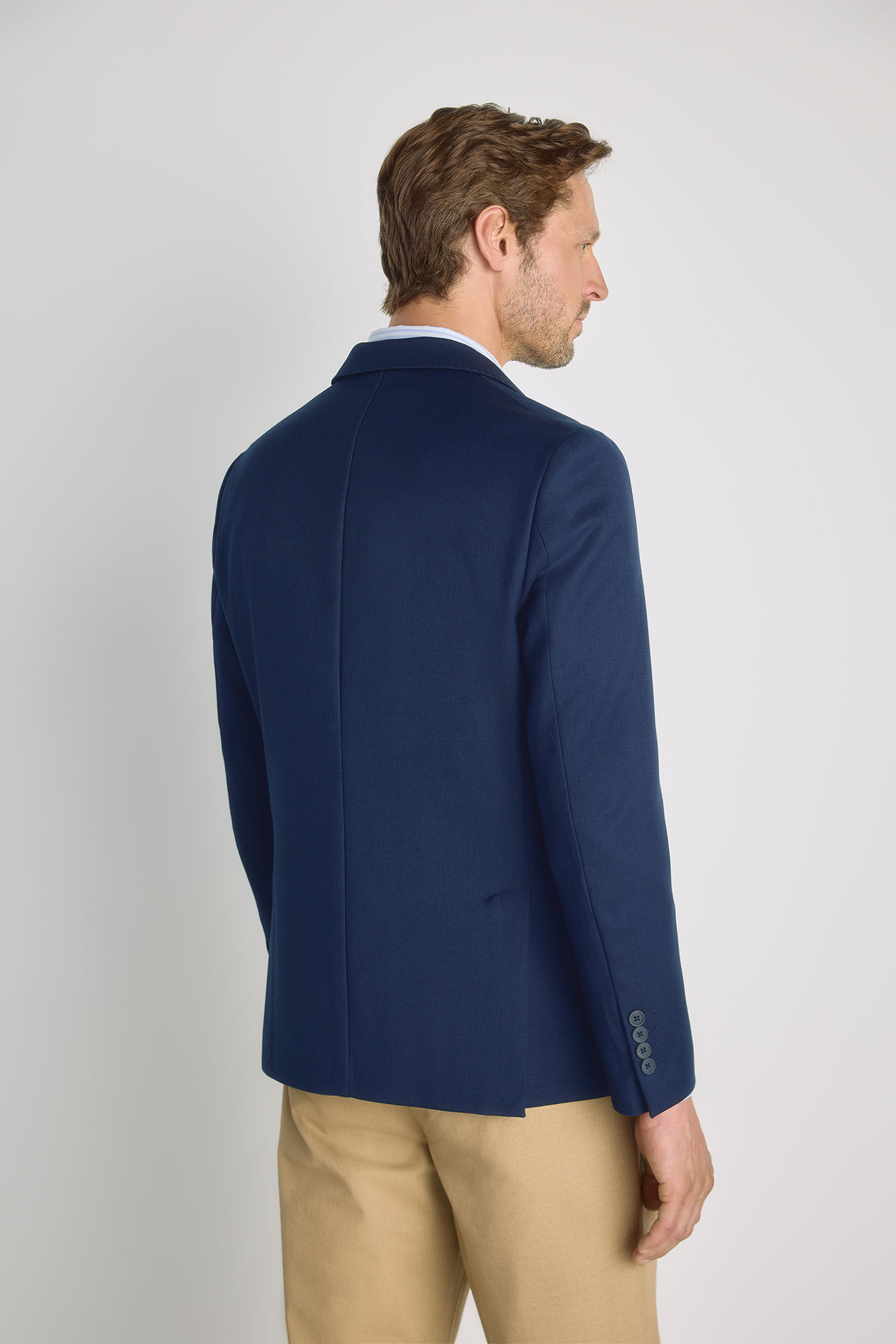 Milano Blazer de tejido de punto Navy