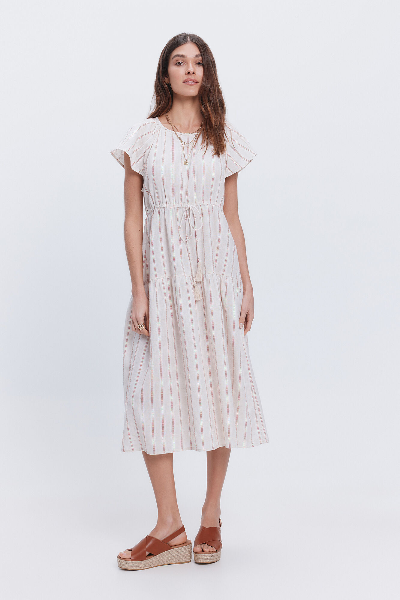 Milano Vestido fluido largo midi