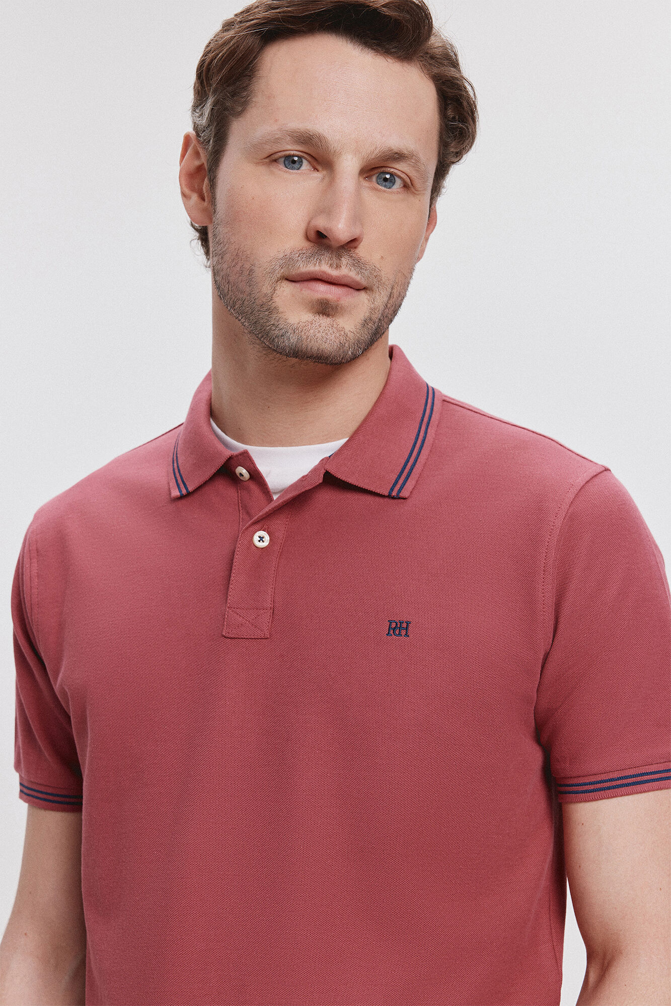 Pedro del Hierro Polo Tips Pedro Del Hierro Granate