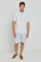 Milano Bermudas microestructura Azul