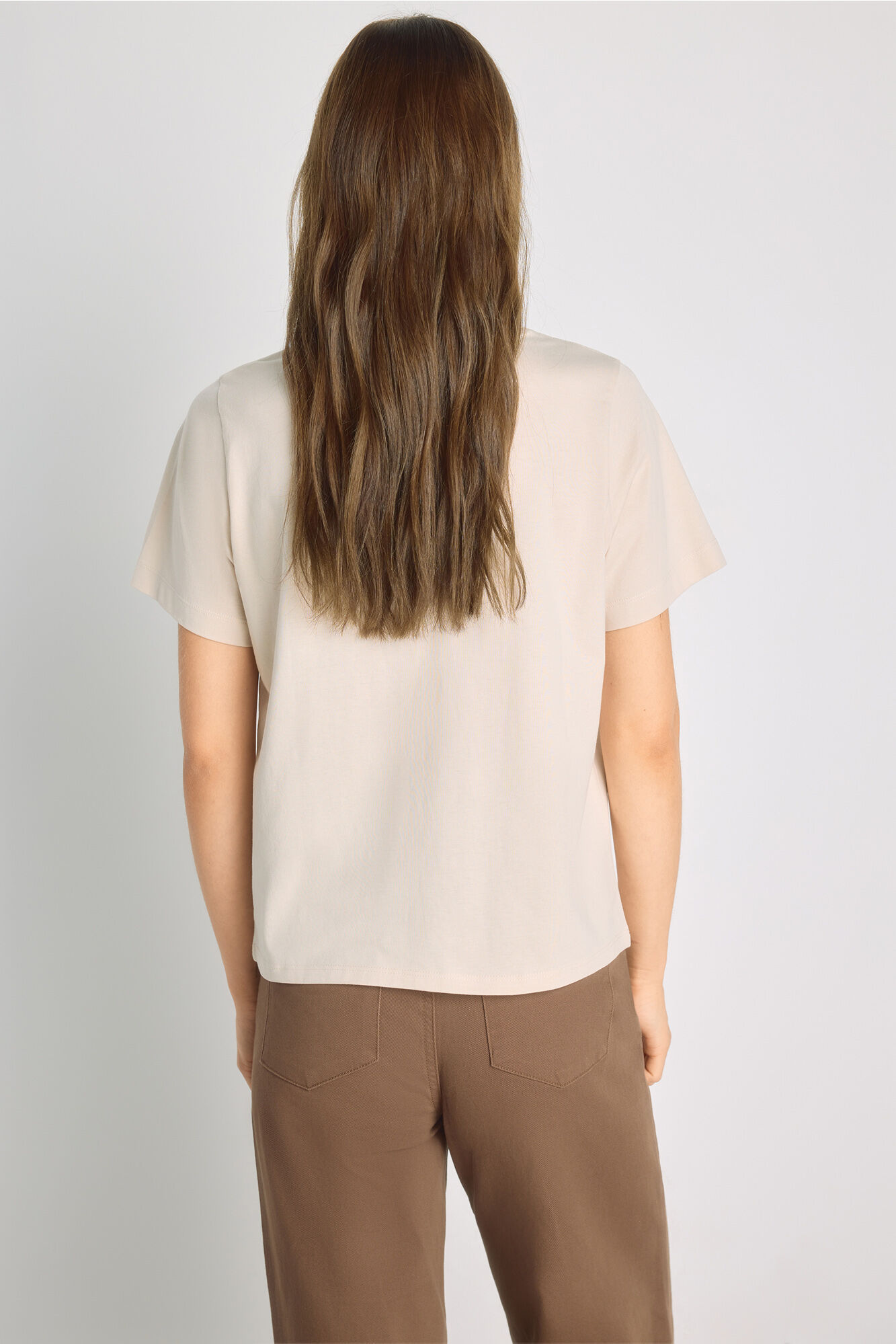 Milano Playera estampada manga corta Beige