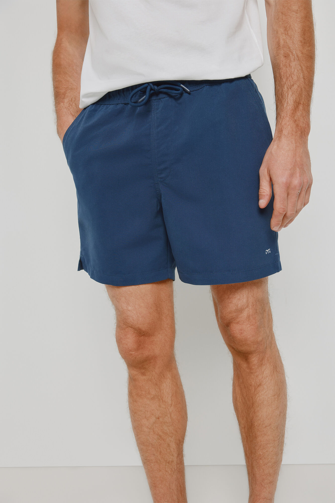 Milano Traje de ba&ntilde;o liso Navy