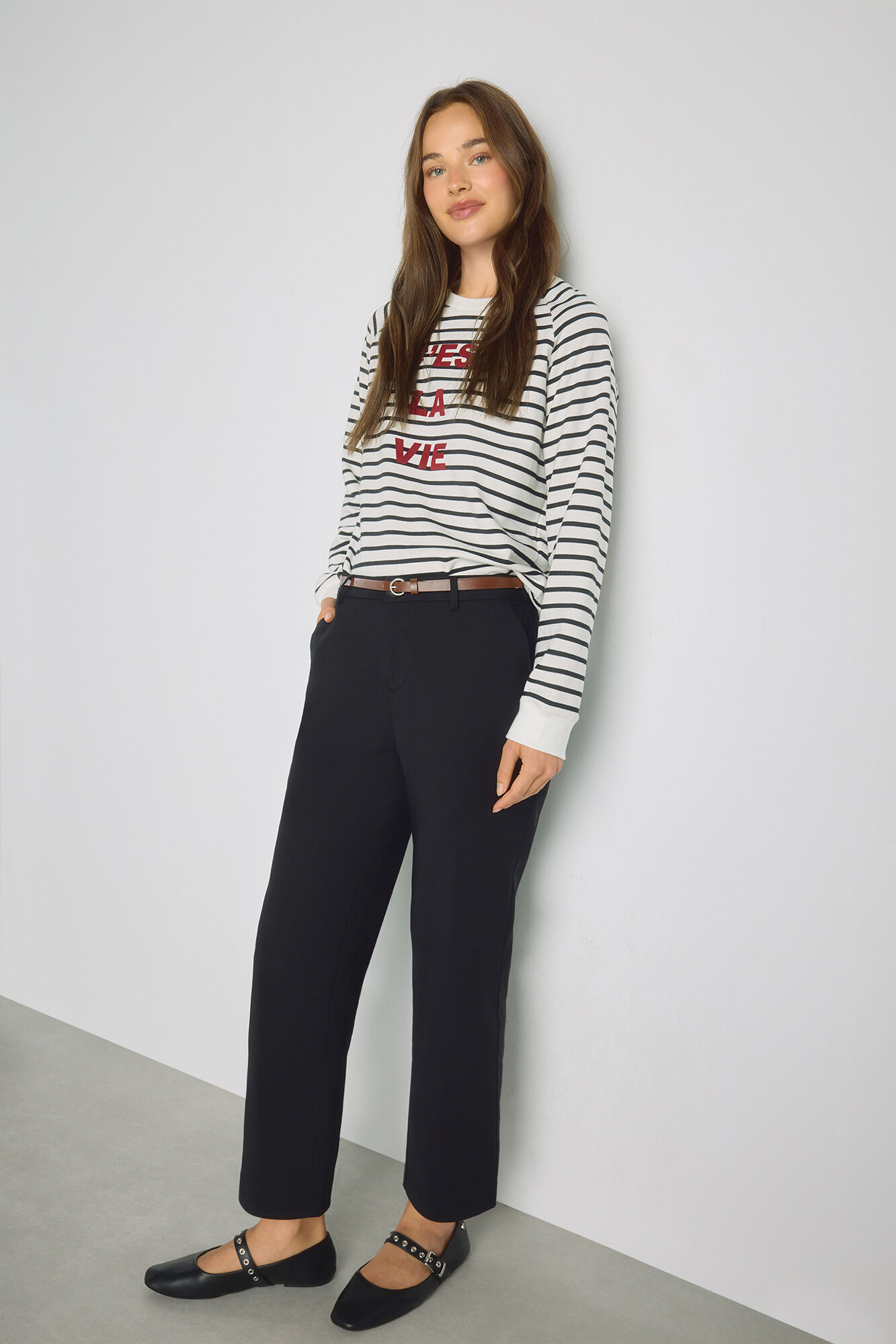 Milano Pantal&oacute;n chino con cintur&oacute;n
