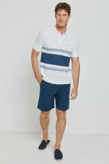 Milano Bermudas microestructura Navy