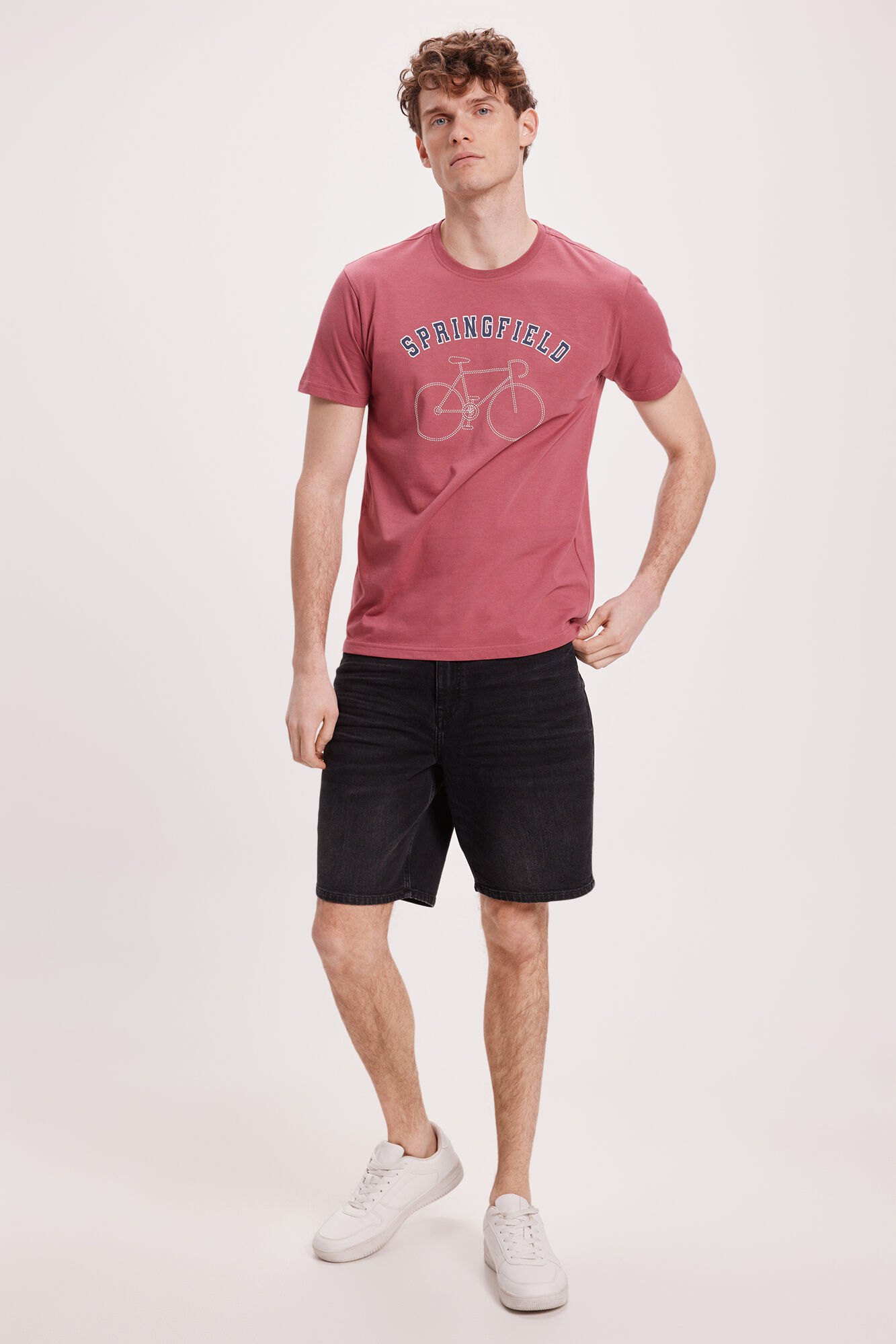 Springfield Camiseta SPF Estampada