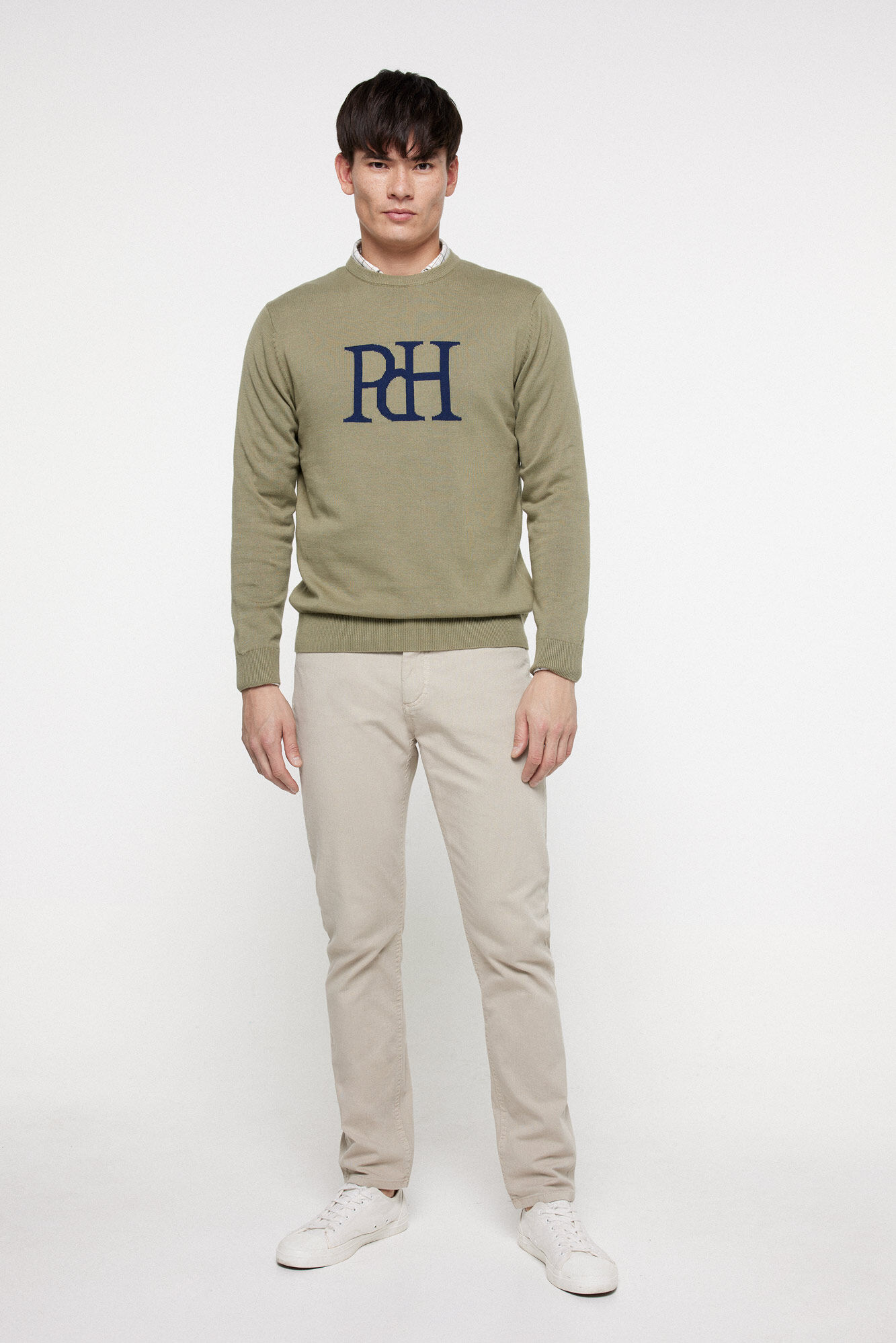 Pedro del Hierro Jersey Logo Jacquard