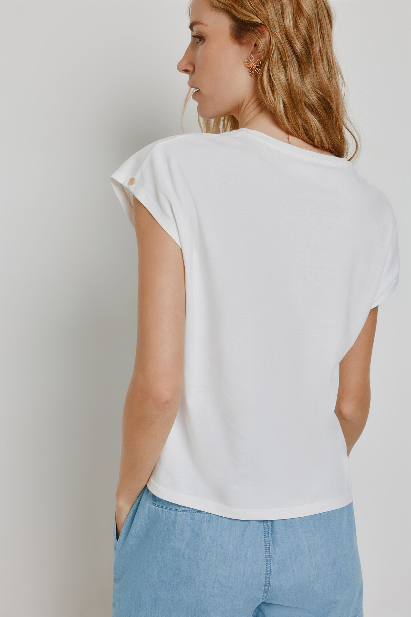 Milano Playera estampada de manga corta Blanco