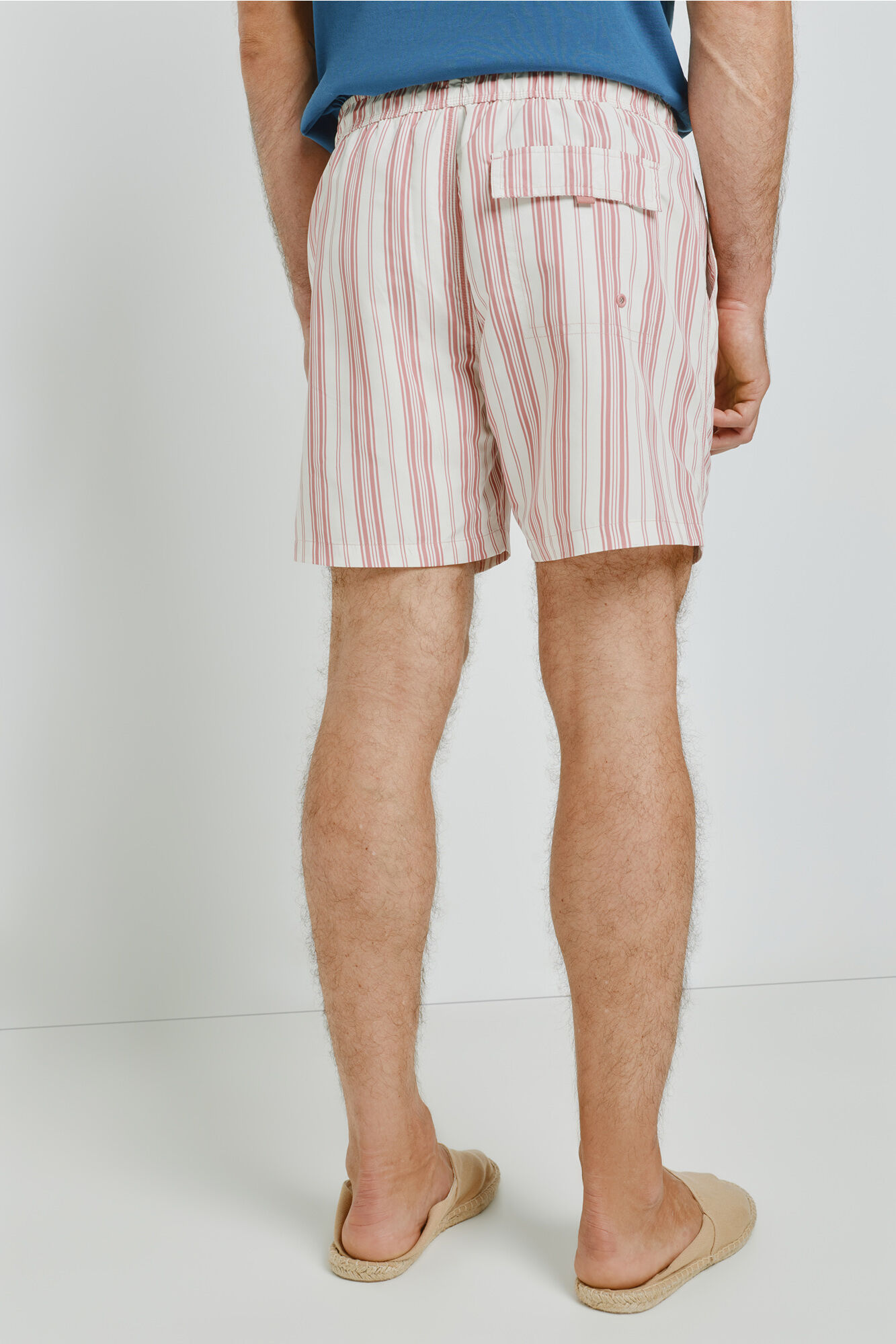 Milano Traje de ba&ntilde;o de rayas Rosa