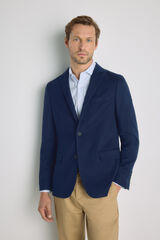Milano Blazer de tejido de punto Navy