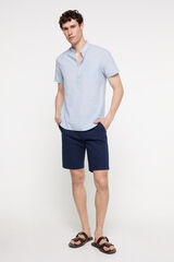 Milano Bermuda B&aacute;sica Lisa. Navy