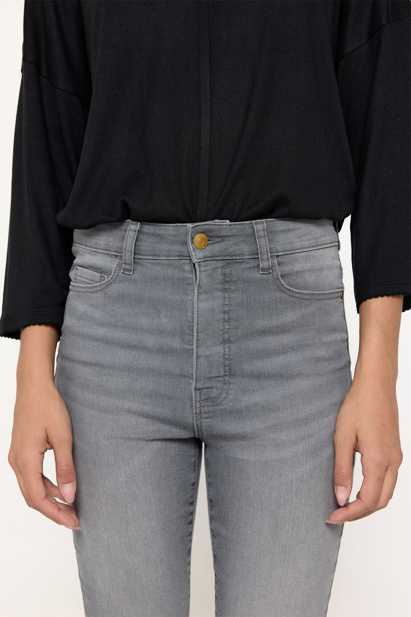 Milano Pantal&oacute;n denim skinny Gris Oscuro